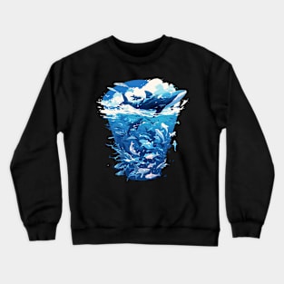 sea animals Crewneck Sweatshirt